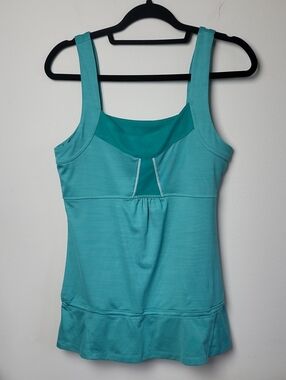 Lucy Teal Tank Top Large Activewear